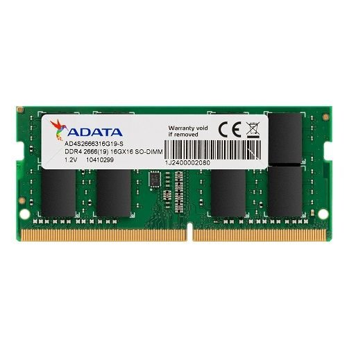 ADATA 16GB 2666MHZ DDR4 LAPTOP RAM
